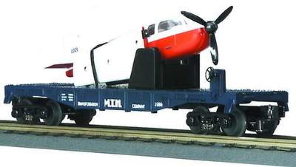 MTH Railking 30-7621 MTH Transportation Co. Flat Car - MTH w/Airplane Car no. 1959 O SCALE NEW