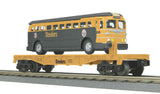 MTH Railking 30-76220 NFL - Pittsburgh Steelers  Flat Car w/Die-Cast Bus O SCALE  NEW