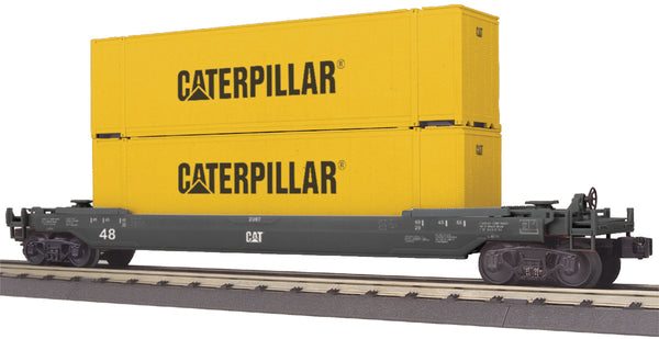 MTH 30-76258 Caterpillar Husky Stack Car O-Scale