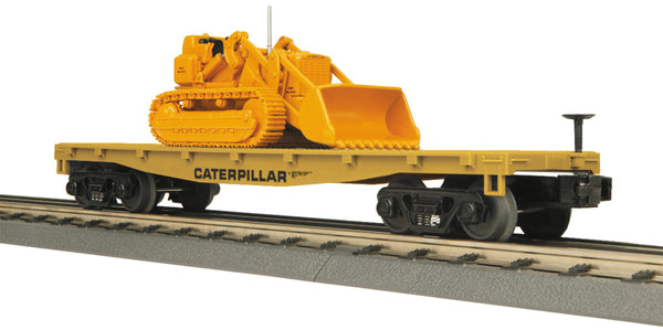 MTH RailKing 30-76291 Caterpillar Flatcar w/977 Traxcavator O-Scale