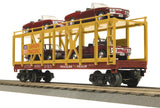 MTH Railking 30-76310 Union Pacific UP Auto Carrier Flat Car w/(4) '69 Corvair Monzas RARE O SCALE NEW