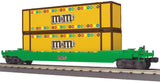 MTH Railking 30-76391 MARS - M&Ms Husky Stack Car O SCALE Like New