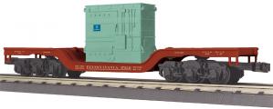 MTH 30-76422 PRR Pennsylvania Rail Road Depressed Center Flat Car w/ Transformer Load
