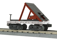 MTH Railking 30-76439 W.A.R.R. Flat Car (19th Century) - W.A.R.R. MISSING CANNON O SCALE AS IS Used