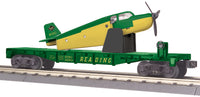 MTH Railking 30-76518 Reading Flat Car w/Airplane #9283. O SCALE Like New