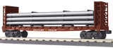 30-76591 TTX Bulkhead Flat Car with Pipe Load LIMITED SALE