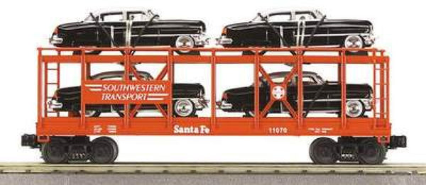 MTH Railking 30-7659 TTOS Auto Carrier Flat Car - TTOS 1999 Convention Featuring (4) 1952 Cadillacs O SCALE NEW