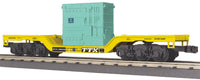 MTH Railking 30-76826 TTX Depressed Center Flat Car w/Transformer Load O SCALE NEW