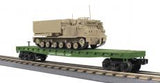 MTH 30-76845 U.S. Army (Desert) Flatcar w/(1) M270 Rocket Launcher Vehicle Limited LTD O-Scale