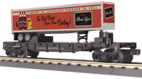 MTH Railking 30-76856 Carling Black Label Flat Car w/40 Trailer No. O SCALE NEW