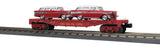 MTH Railking 30-76874 Union Pacific O SCALE RailKing Flat Car w/(2) 57 Chevy Nomads NEW