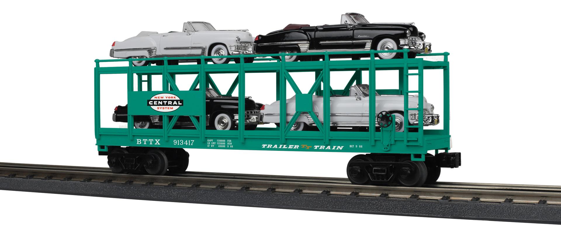 Chicago & North Western Corrugated Auto Carrier 3 rails