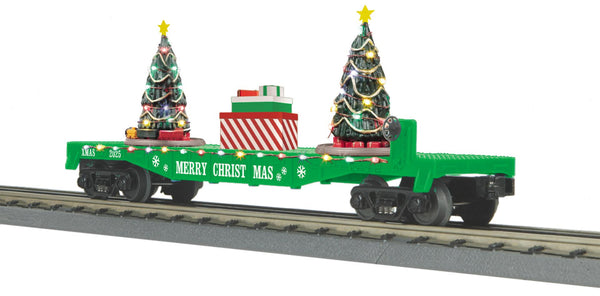 MTH RailKing 30-76943 Christmas Flat Car 2025 limited O SCALE NEW