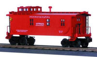 MTH Railking 30-7700 Pennsylvania PRR Woodsided Caboose O SCALE Like New Damaged Box