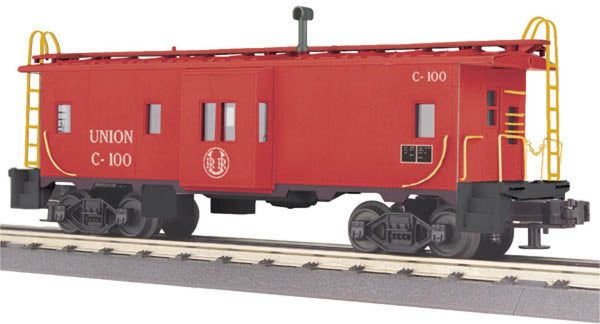 MTH Railking 30-77094 Union Railroad Bay Window Caboose . O SCALE Like New