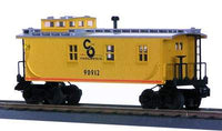 MTH Railking 30-7709 Chesapeake & Ohio Illuminated Wood-side caboose #90912. O SCALE Like New