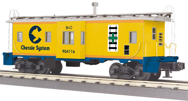 MTH Railking 30-77297 Chessie Bay Window Caboose O SCALE NEW