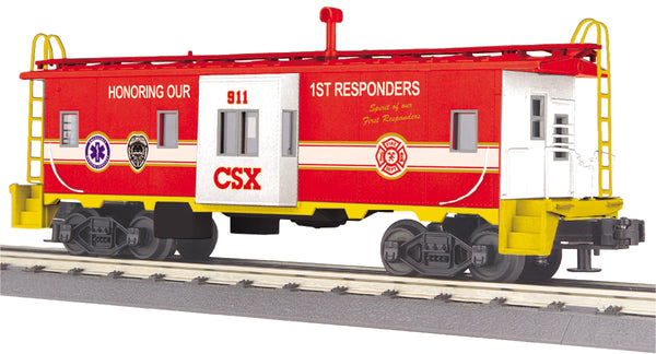 MTH 30-77361 CSX First Responders Bay Window Caboose #911