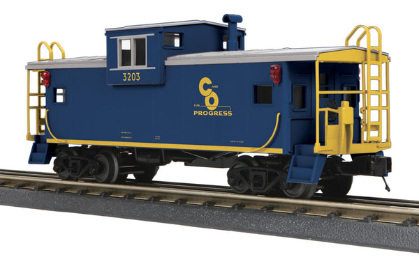 MTH Railking 30-77401 Chesapeake & Ohio C&O Extended Vision Caboose O SCALE Limited NEW