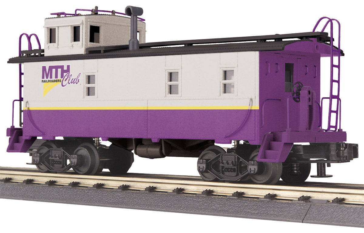 MTH Railking 30-7779 MTHRRC Offset Steel Caboose -O SCALE Like New
