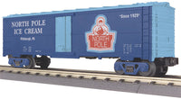 MTH Railking 30-78003 North Pole Ice Cream Modern Reefer Car O SCALE NEW