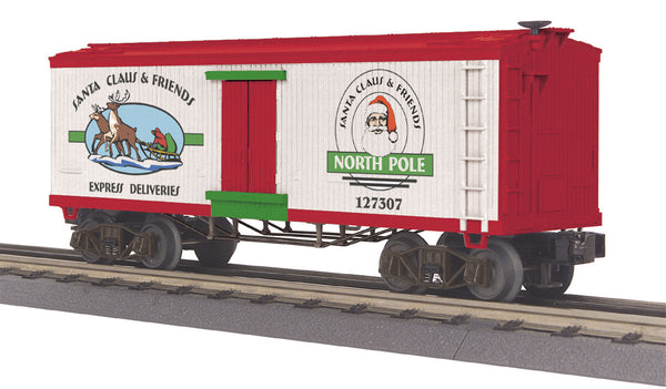 MTH Railking 30-78041 Christmas 19th Century Reefer Car - Christmas Car No. 127307 O SCALE NEW