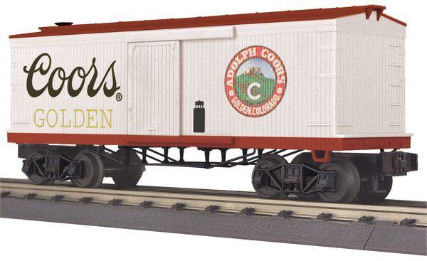 MTH Railking 30-78044 MCG - Coors 19th Century Reefer Car - Coors Car No. O SCALE NEW