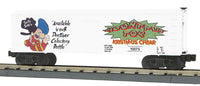 MTH Railking 30-78054 Mountain Top Kristmas Chear Reefer Car # O SCALE NEW