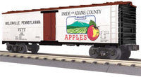 MTH Railking 30-78118 Adam's County Apples Biglerville PA Modern Reefer Car O SCALE NEW