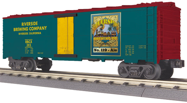 MTH Railking 30-78201 Riverside Brewing Co. Modern Reefer Car RBCT  #205. O SCALE NEW