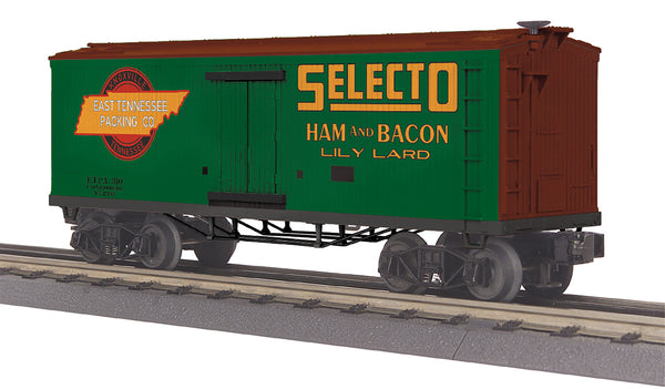 MTH Railking 30-78220 Selecto Ham & Bacon 19th Century Reefer Car #310. O SCALE NEW