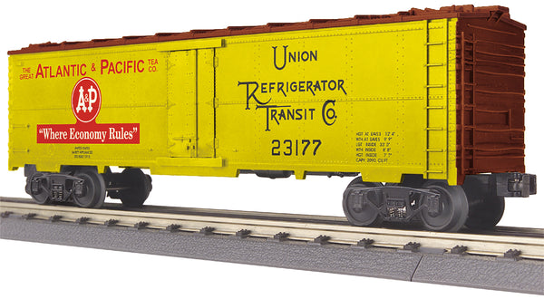 MTH Railking 30-78241 Atlantic & Pacific Modern Reefer Car #23177. O SCALE NEW