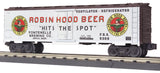 MTH Railking 30-7828 Robin Hood Beer RailKing Modern Reefer Car O SCALE Like New