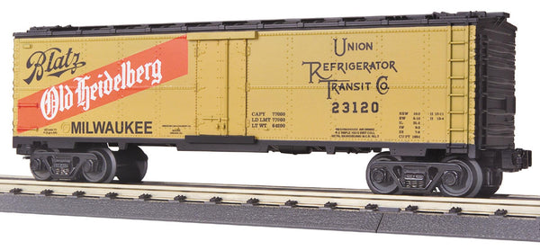 MTH Railking 30-7829 Blatz Old Heidelberg Beer Modern Reefer Car No. 23120 O Scale NEW