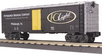 MTH Railking 30-7832 Iron City Beer #3 Reefer Car - Iron City Beer (Black) O SCALE NEW