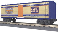 MTH Railking 30-7854 Marsh Wheeling Cigars Reefer Car #Marsh Wheeling Cigars. O SCALE NEW