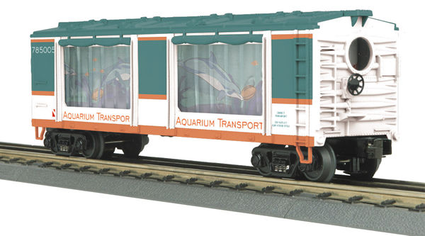 MTH Railking 30-79113 Aquarium Whale Transport Operating Aquarium Car O SCALE NEW