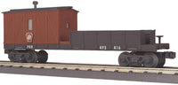 MTH 30-79323, 30-79152 Pennsylvania PRR Crane Car and Crane Tender Car (Set of 2) O Scale Like New
