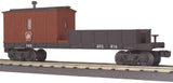 MTH 30-79323, 30-79152 Pennsylvania PRR Crane Car and Crane Tender Car (Set of 2) O Scale Like New