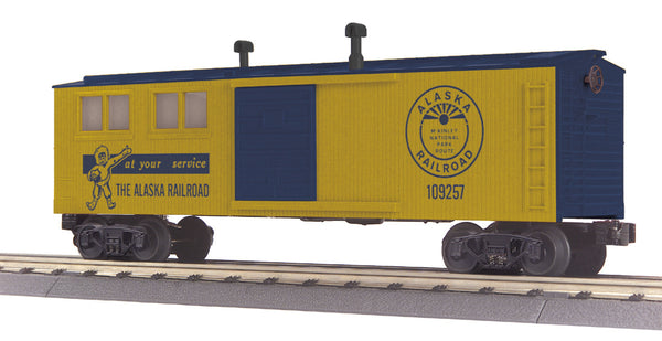 MTH Railking 30-79167 Alaska Engineering Car - Alaska No. 109257 O SCALE NEW