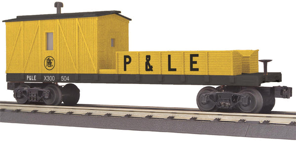 MTH Railking 30-79248 Pittsburgh & Lake Erie Crane Tender Car O SCALE Like New