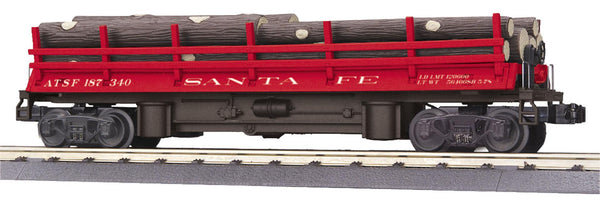 MTH Railking 30-79451 Santa Fe Operating Log Dump Car O SCALE NEW