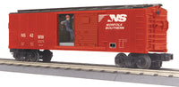 MTH Railking 30-79515 Norfolk Southern Operating Boxcar with signal man O SCALE new