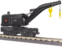 MTH 30-79568, 30-79569 Pennsylvania PRR Crane Car and Crane Tender Car (Set of 2) O Scale NEW