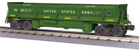 MTH Railking 30-79590 U.S. Army Dump Car w/Operating Bay - U.S. Army O SCALE NEW