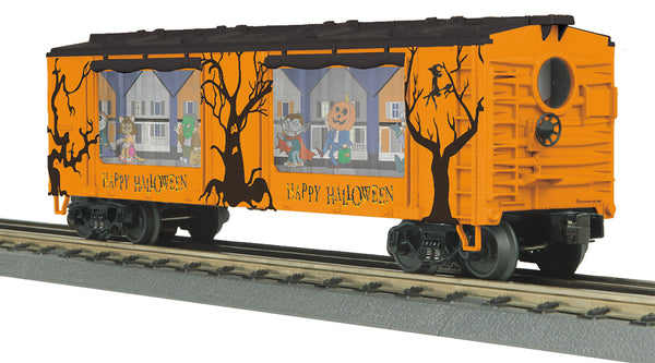 MTH Railking 30-79601 Halloween Operating Action Car - Halloween O SCALE NEW