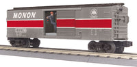 MTH Railking 30-79647 Monon Operating Box Car w/Signal Man #250. O SCALE NEW