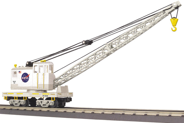 MTH Railking 30-79658 NASA American Crane Car Road #122 O SCALE NEW