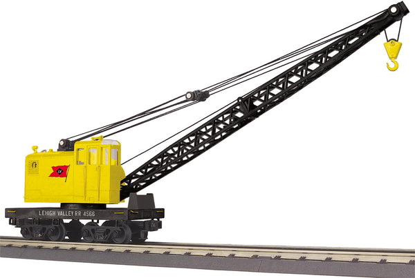 MTH Railking 30-79661 Lehigh Valley RailKing American Crane Car Road #10211 O SCALE NEW