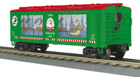 MTH Railking 30-79692 Christmas Operating Action Car - Christmas (Flying Santa Sleigh) #122524. O SCALE NEW